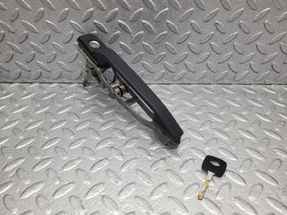 W201 Baby Benz front right door exterior handle with key used OEM