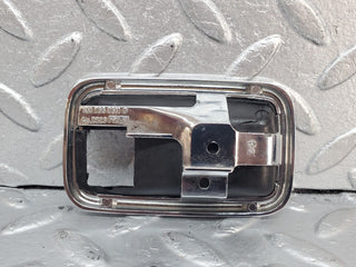 W123 chrome frame for door opener right used OEM