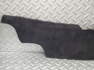 W123 Coupe rear floor cross member mat carpet black used OEM