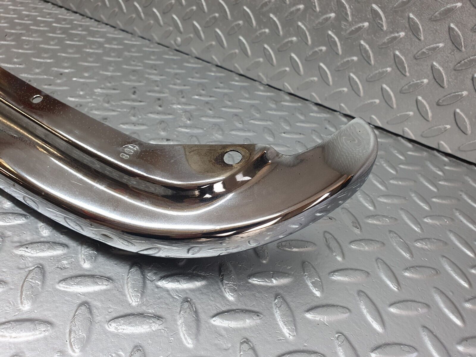 43311 Mercedes-Benz W108 280SE Rear Left Upper Bumper Corner