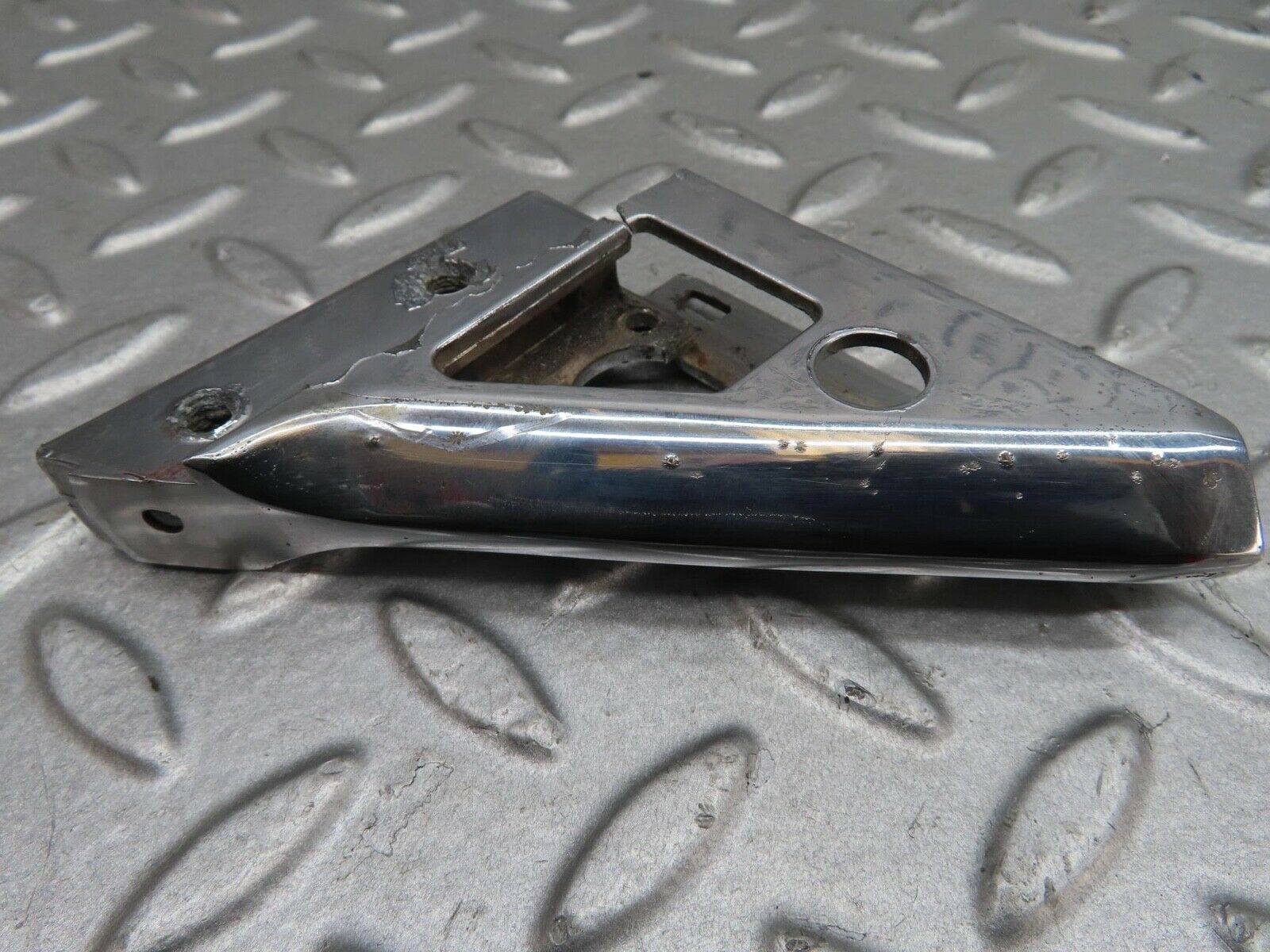 13808 Mercedes-Benz R107 450SL Right Wing Mirror Triangle Chrome Bracket