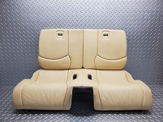 R129 SL rear seat beige leather used OEM