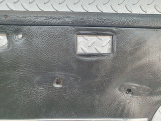 W108 rear right door card black used OEM