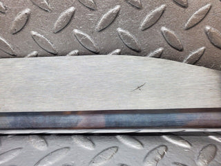 R129 SL left door sill chrome trim used OEM