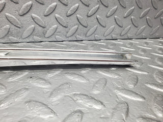 W114 front right chrome window channel used OEM