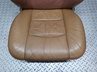 W126 Coupe front right electric passenger seat leather used OEM