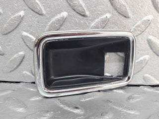 W123 chrome frame for door opener right used OEM