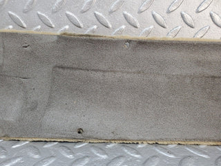 W126 front left door sill carpet beige used OEM