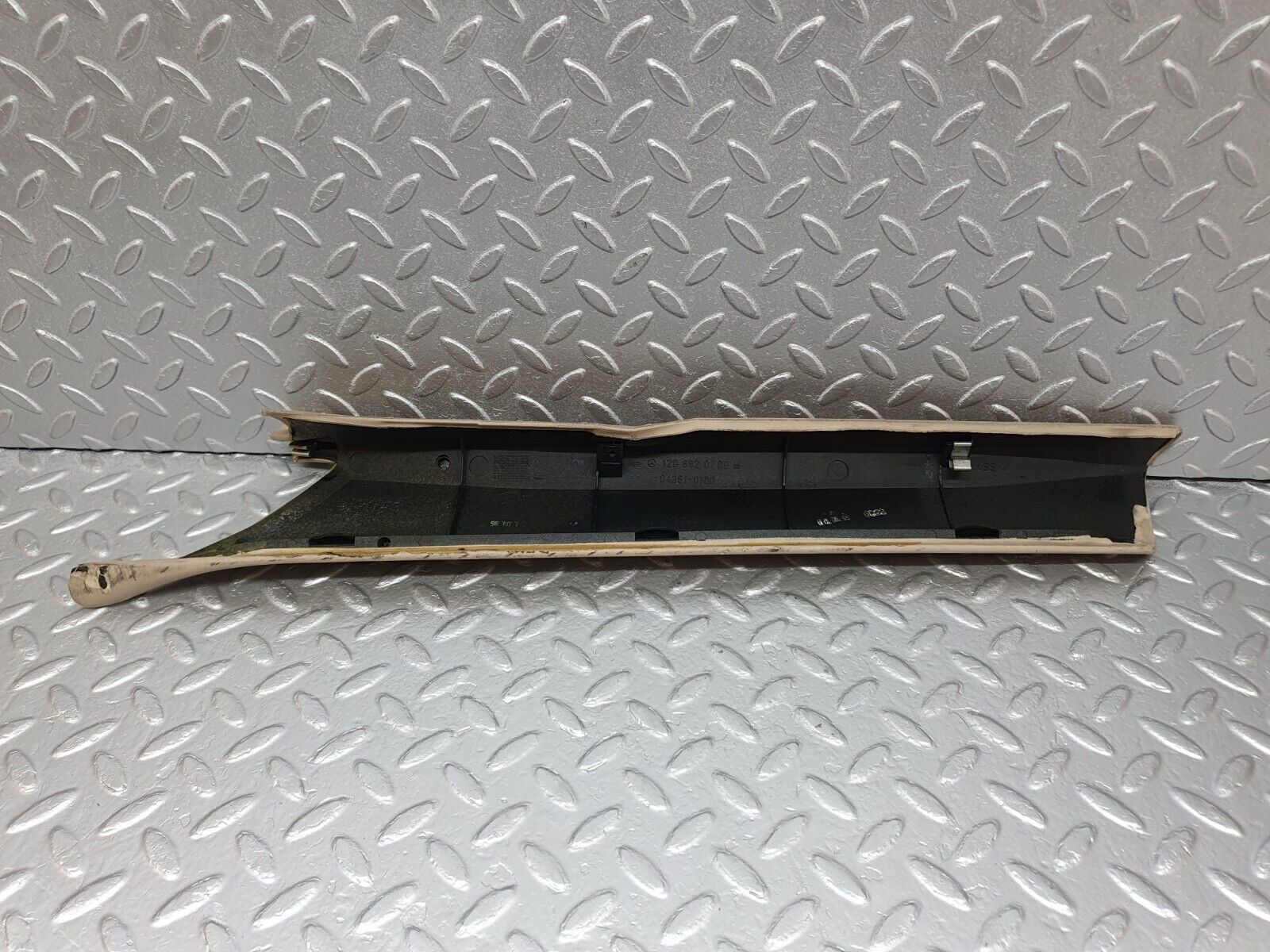 42205 Mercedes-Benz R129 320SL Coupe A Pillar Cover Right Side Beige 1296920289