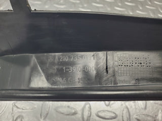 W210 rear left inner window frame cover black used OEM