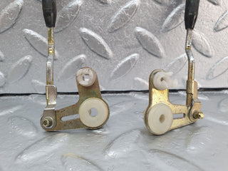 W201 Baby Benz rear door lock knob pair used OEM