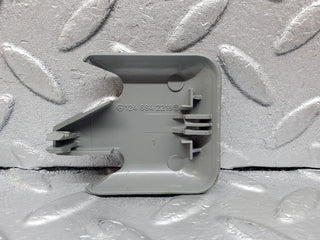 W124 front seat rail trim cover grey used OEM