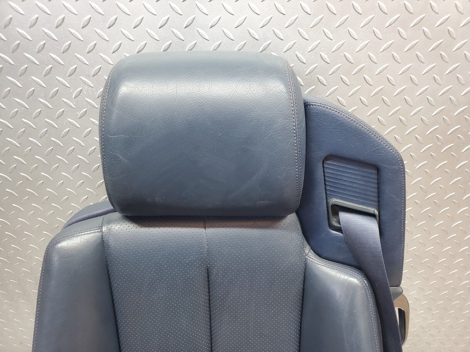 45167 Mercedes-Benz R129 300SL Coupe Electric Front Left Seat Leather Blue