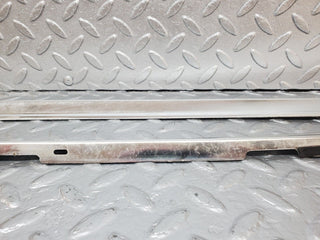 45812 Mercedes-Benz W126 420SE A Pillar Chrome Moulding Trim Pair