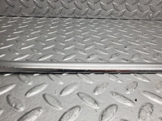 W123 rear left door chrome moulding trim used OEM