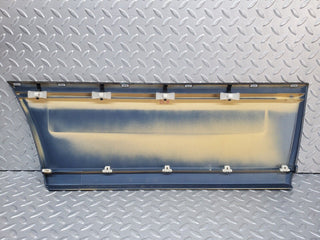 W124 rear left door lower moulding trim used OEM