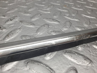 W123 front left door chrome moulding trim used OEM