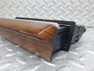 W126 centre console ashtray wood finish used OEM