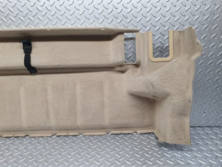 42261 Mercedes-Benz R129 320SL Coupe Fuel Tank Cover Plate Carpet Beige 1296903141