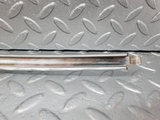 W108 rear right door window chrome channel used OEM