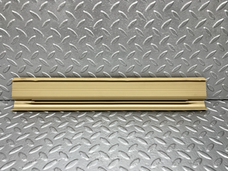 W123 rear left door sill trim beige used OEM