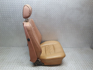 W126 Coupe front right electric passenger seat leather used OEM