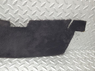 W123 Coupe rear floor cross member mat carpet black used OEM