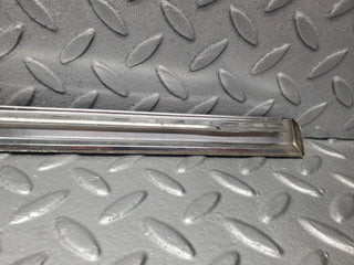 W126 Coupe door window chrome trim left side used OEM