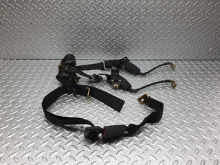 41694 Mercedes-Benz W124 200E Rear Seat Belt Set With Buckles 1248601185 1248601169 1248600585 1248600585