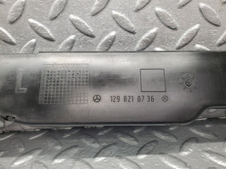 R129 SL left door sill cable channel used OEM