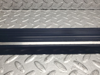 W123 rear left door sill trim blue used OEM