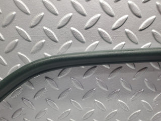 W126 front right inner window frame cover green used OEM