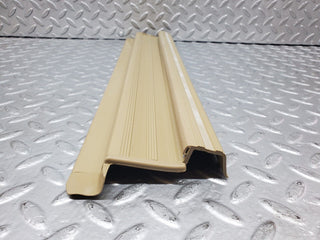 W126 rear left door sill trim beige used OEM