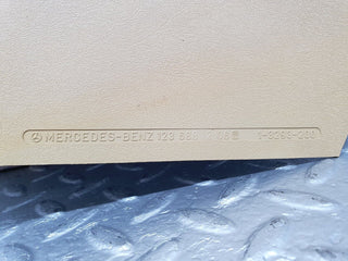 43879 Mercedes-Benz C123 230CE Coupe Front Right Kick Panel Beige 1236881206