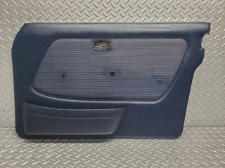 W123 front right door card blue used OEM