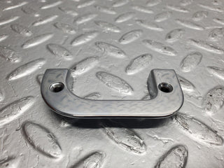 W123 interior chrome door latch trim right used OEM