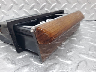 W126 centre console ashtray wood finish used OEM