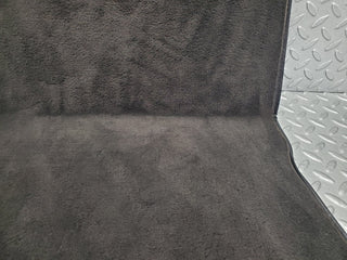 W201 Baby Benz front left floor carpet black used OEM