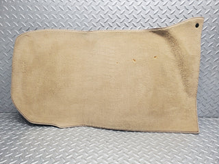 W124 Cabriolet front left passenger side floor mat beige used OEM