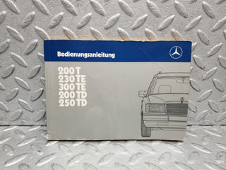 W124 owner's manual used OEM