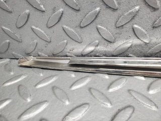 W126 Coupe door window chrome trim left side used OEM