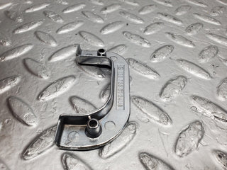 W123 interior chrome door latch trim left used OEM