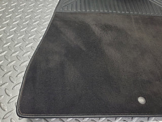 W201 Baby Benz front right floor carpet black used OEM