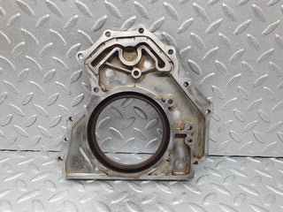 W126 Coupe crankshaft rear sealing cover used OEM