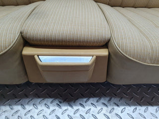 W123 Coupe rear seat beige used OEM