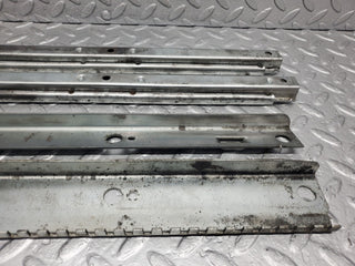 W123 Lang front right seat rail pair used OEM