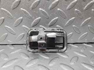 W108 chrome frame for door opener left used OEM