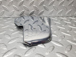 W123 Coupe b pillar chrome cover left side used OEM