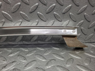 S123 Wagon rear left door chrome window channel used OEM