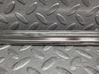 W126 Coupe door window chrome trim left side used OEM